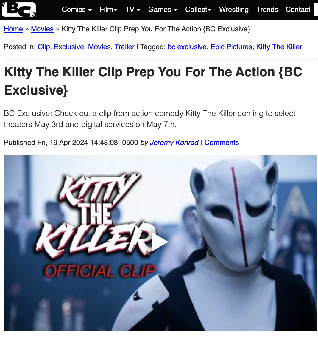 Kitty The Killer Clip Prep You For The Action {BC Exclusive}